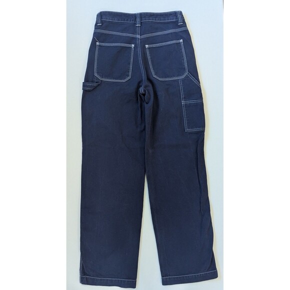 Aritzia TNA Admiral Dark Blue Greenwich Pant High-Rise Carpenter Jeans Size 2 - Picture 8 of 14